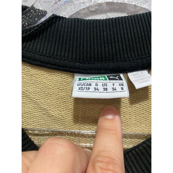 Puma Wild Pack Cropped Camo Pullover Sweater Top Size XS - Picture 3 of 5